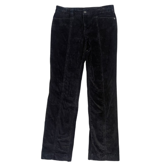 London Jeans The Christine Fit Black Velvet Jeans/Pants Size 6 - Picture 1 of 7